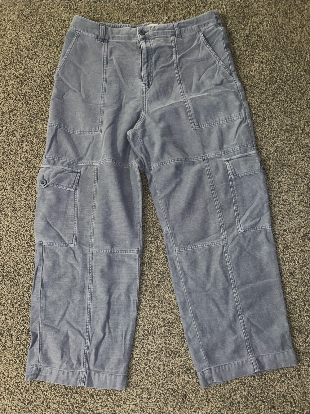 Lucky Brand Men's Light Blue Patchwork Cargo Pants